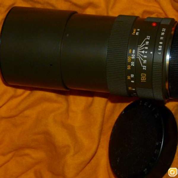 Leica R180mm F4.0 Safari Green Lens (Rare)