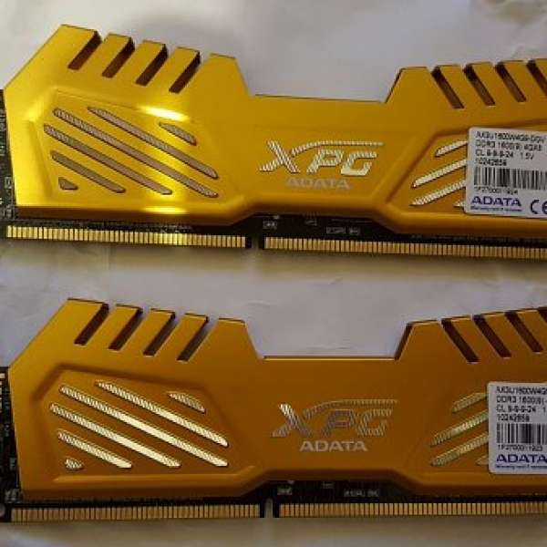 Adata DDR3 RAM 8GB 1600 XPG (4G x 2pcs)