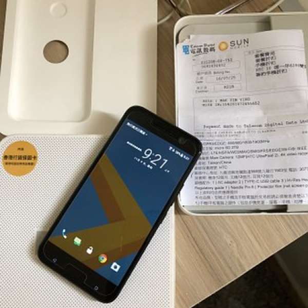 HTC 10, 黑色，行貨 有單 有貨