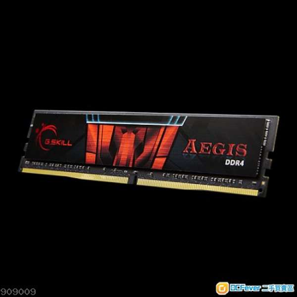 兩條 G.Skill Aegis Gaming Series DDR4 3000mhz 8gb