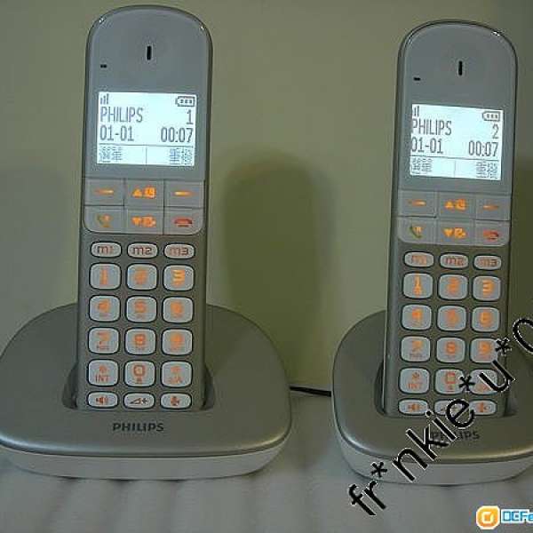 飛利浦 數碼室內 無線電話 XL4902S/90 中英文顯示 清貨價出售