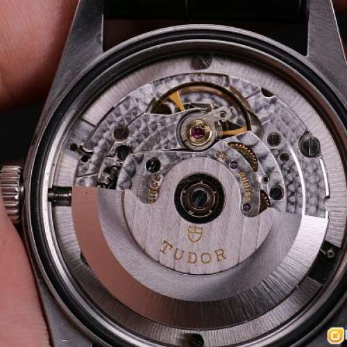 Tudor 刁陀 76214 大裝 18K實金圈 dateday白金鋼 銀面 自動星期日曆手錶 95%新