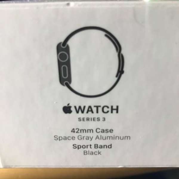 Apple watch series 3 42mm space gray