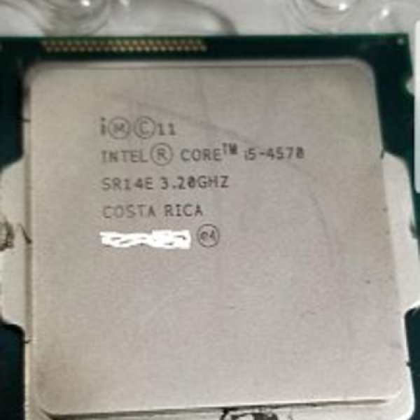 Intel Core i5-4570 CPU LGA1150-100% work 行貨