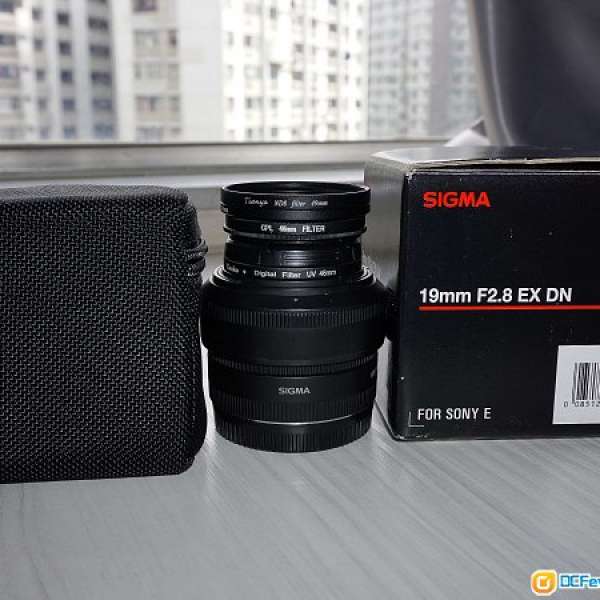 Sigma 19mm F2.8 EX DN (for 無反用 sony E mount)