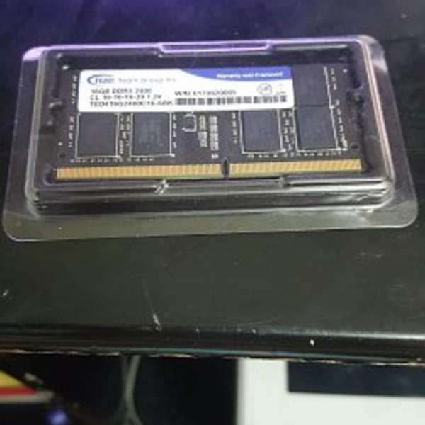 9成9新 16Gb 2400Mhz SO-DIMM DDR4 筆記型記憶體