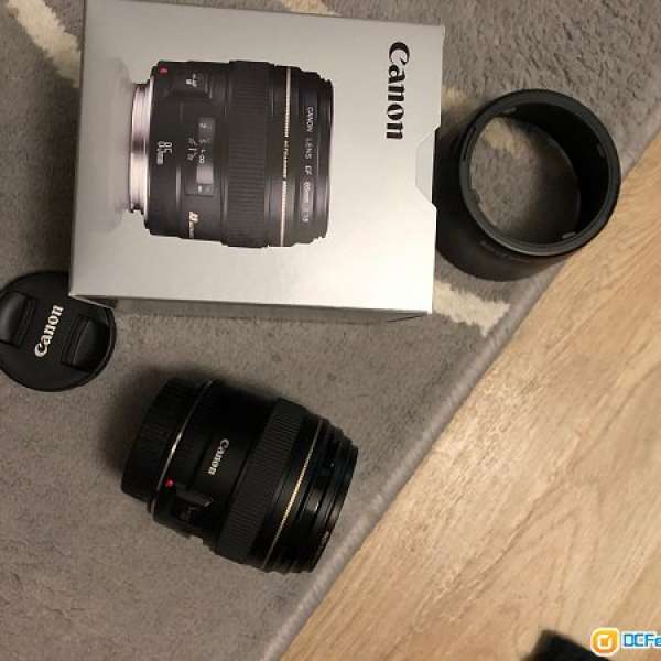Canon 85mm f1.8 USM 定焦 EF 有盒有單