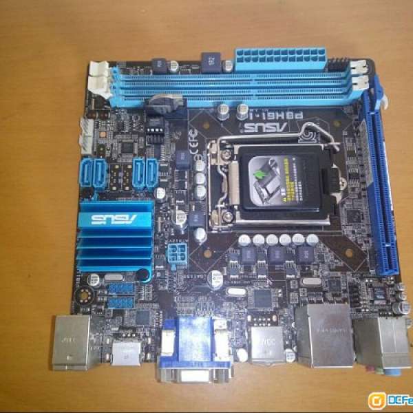 (ITX) ASUS H61 ITX底板連背板 (Model: P8H61I) 100% WORK