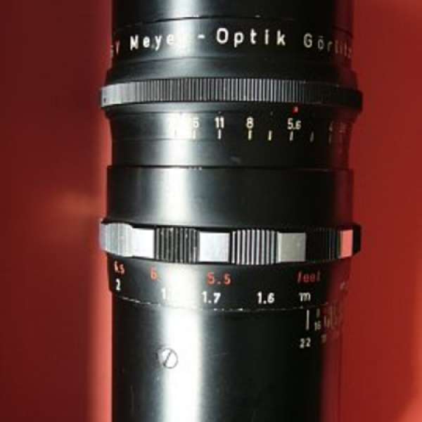 Meyer-Optik Görlitz Primotar 135 mm f/ 3.5 red V 1Q VintageM42 15blade