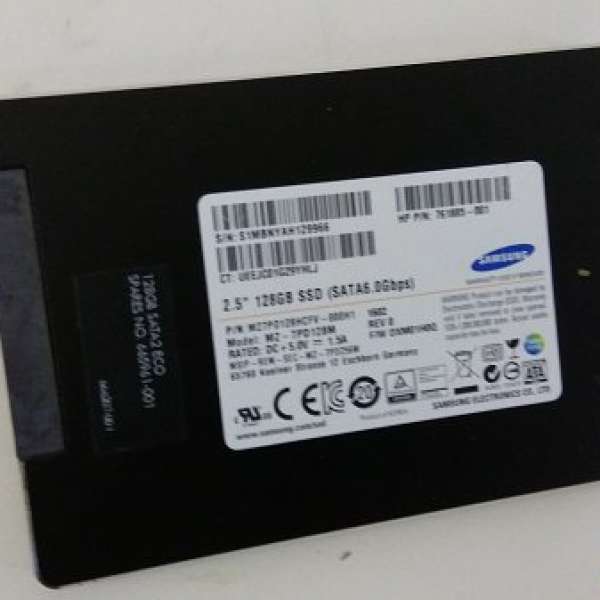 samsung 2.5吋 SSD 128g (840pro)