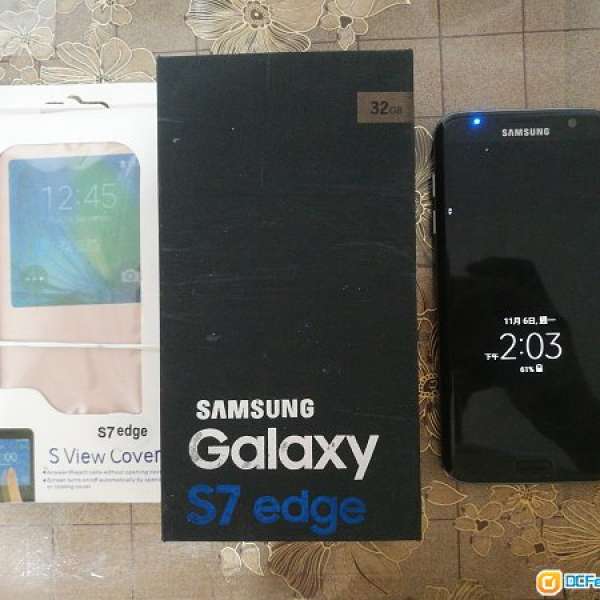 出售98% 已過保黑色 Samsung s7 g935v 32gb,全套有盒齊配件，平放。