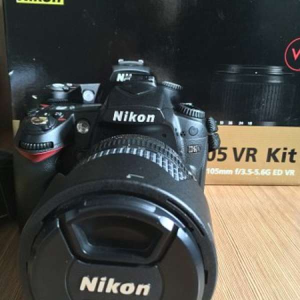 Nikon D90 kit set 18-105mm