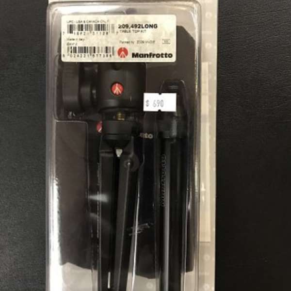 Manfrotto Table Top Kit 輕便3腳架 209，492 Long Made in Italy