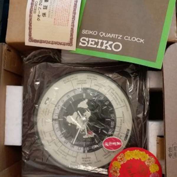 Seiko精工全新世界時鐘石英時鐘