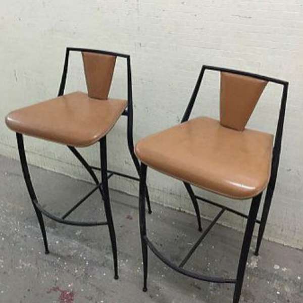 皮吧櫈 leather High chair --$1600/2張