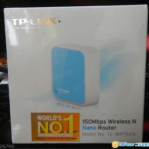 全新未開封港版行貨 TP-Link TL-WR702N 150M Wifi Nano Router