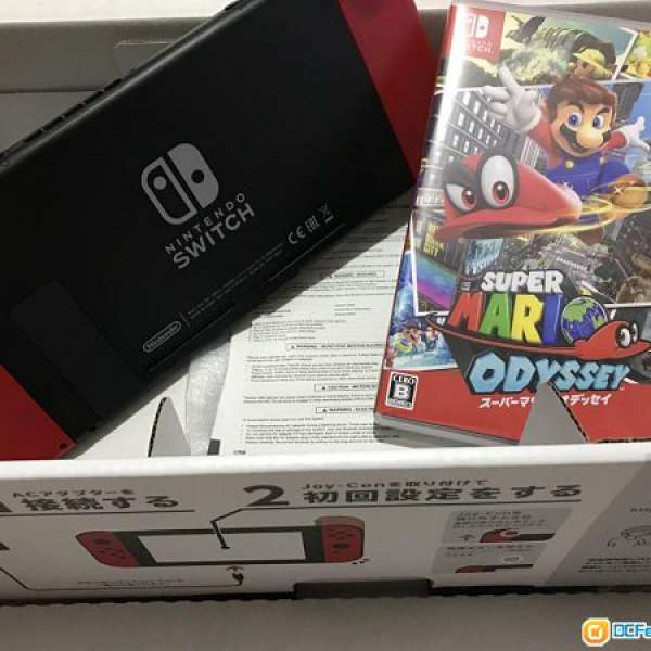 放switch99%新港行 『超級瑪利歐 奧德賽』 組合套裝,唔連特別版機套