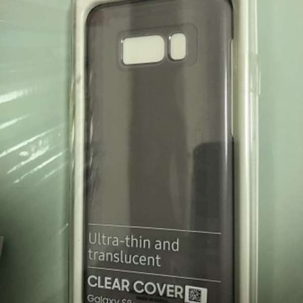 全新 Samsung S8+ 原廠黑色透視保護套