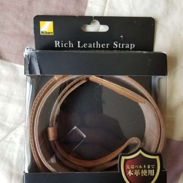 Nikon相機蒂 (Rich Leather Strap) (99.99% New, 100%Work)