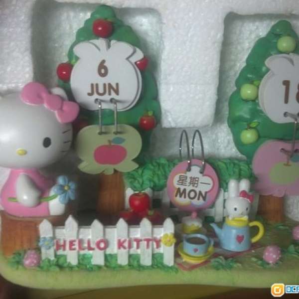 陶瓷立體 日曆擺設Hello Kitty實用不花巧