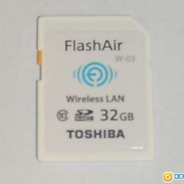 32GB TOSHIBA FlashAir SD Card (Canon Sony Nikon)