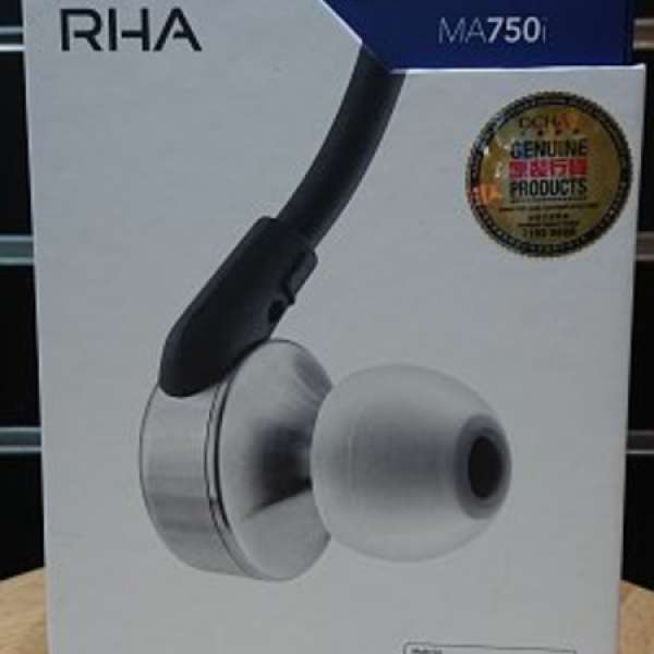100%全新RHA MA750i有線掛耳式耳機
