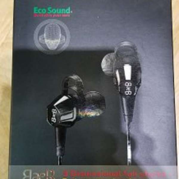 100%全新Eco Sound model : 1200有線三單元耳機