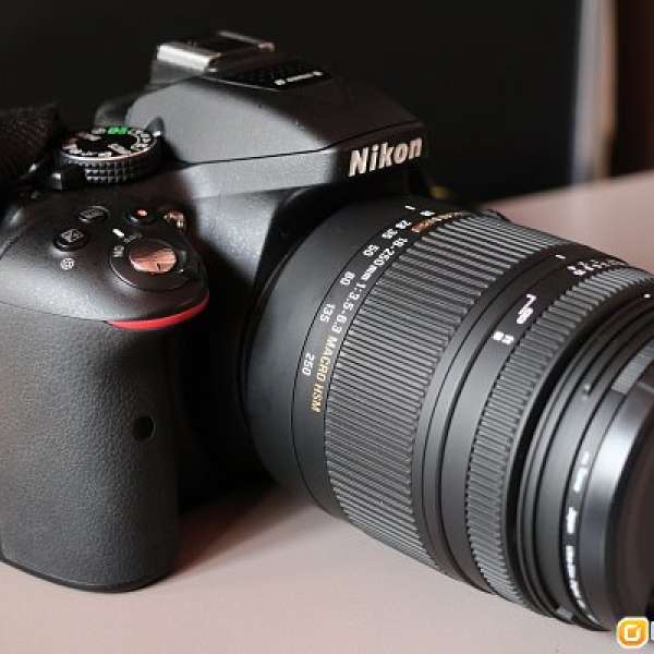 Nikon D5300 + Sigma 18-250 F3.5-6.3 DC MARCO OS HSM