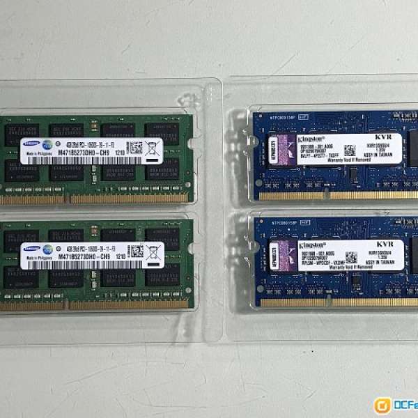 Samsung / Kingston DDR 3 1333 SODIMM 4GB x 4 for iMac Ram 記憶體