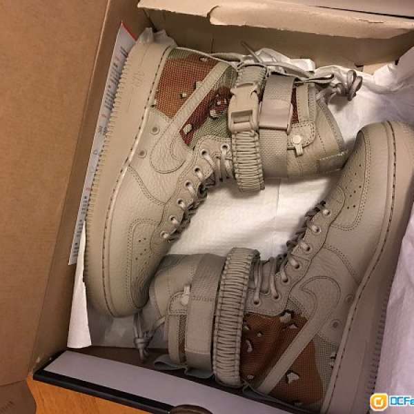 100% New Nike SF AF1 Air Force One SPECIAL FIELD SF QS DESERT CAMO US9