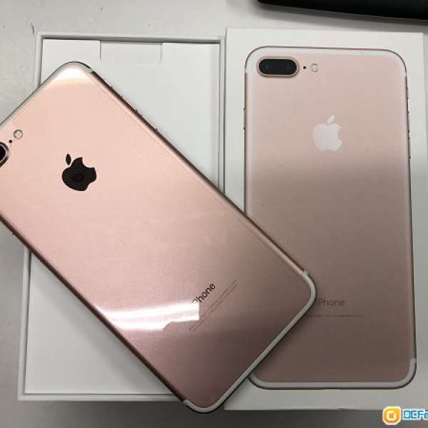 95%新行貨iPhone 7 Plus Rose Gold 128GB 長保養