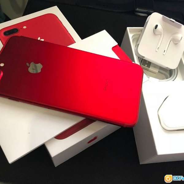 iPhone 7 Plus 128GB   product Red  FULL SET 90％新