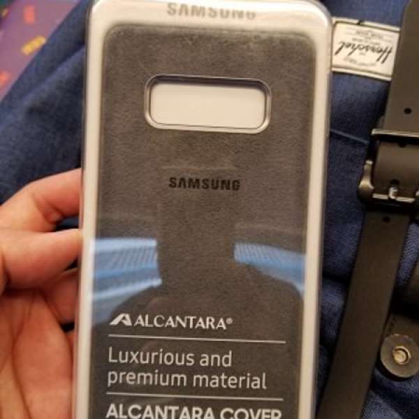 Note 8 Alcantara 灰色麂皮保護套 (Samsung 原裝正貨)
