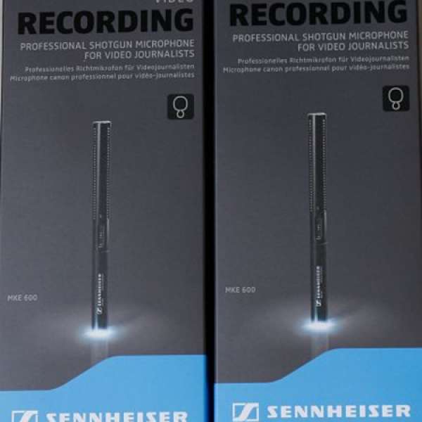 Sennheiser MKE 600 shotgun mic