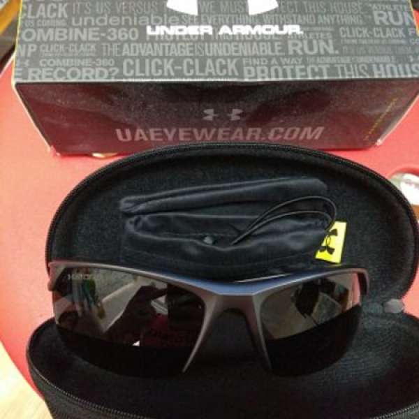 95%new Under Armour UA Zone 2.0 Polarized Sunglasses 太陽眼鏡