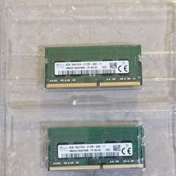 2x 4GB DDR4-2133Mhz SODIMM SK Hynix Notebbok RAM