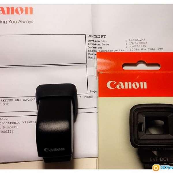 Canon EVF-DC1 Electronic Viewfinder 電子觀景器