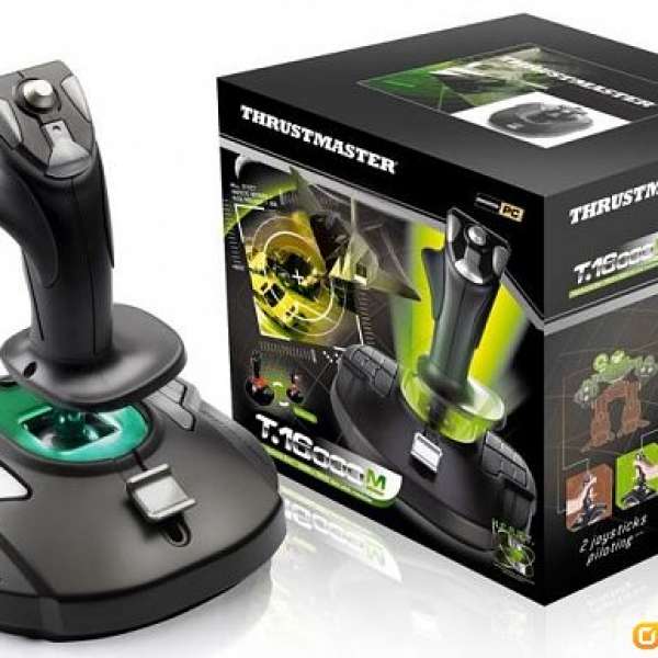 全新Thrustmaster T16000M模擬飛行搖桿 精準霍爾感應Joystick 手掣制製杆Logitech ...