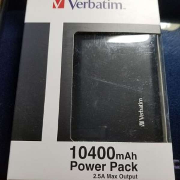 100%新 Verbatim 10400 mAh Lithium-ion Power Pack(黑色)
