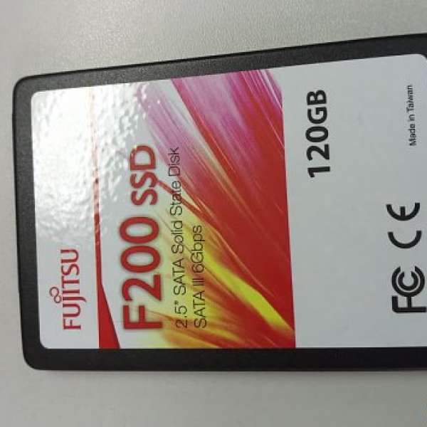 Fujitsu F200 SSD 120GB 2.5" SATA 3 6Gb/s SSD 固態硬碟
