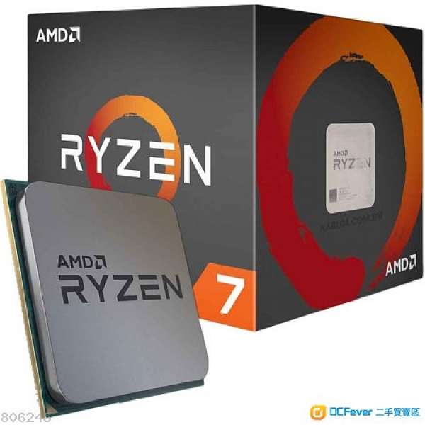 AMD RYZEN 7 1800X 8-Core 16-Threads 3.6 GHz (4.0 GHz Turbo) CPU