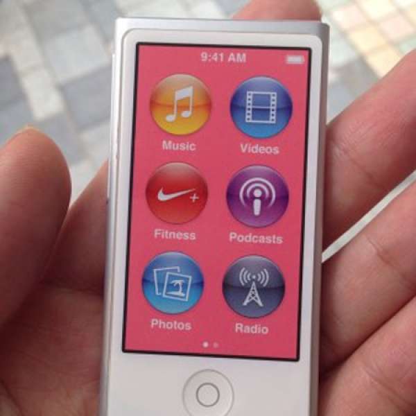 IPod nano 7全新 銀色 16GB