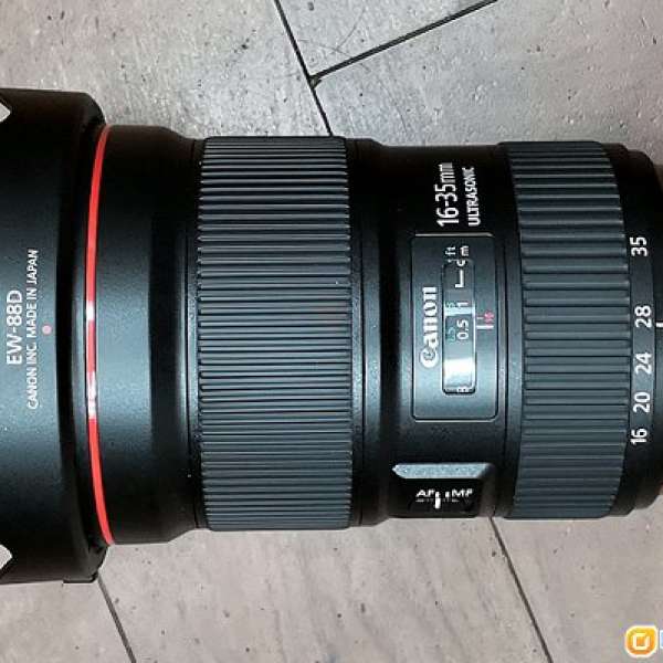 Canon EF 16-35mm f/2.8L III + B+W UV MRC Nano
