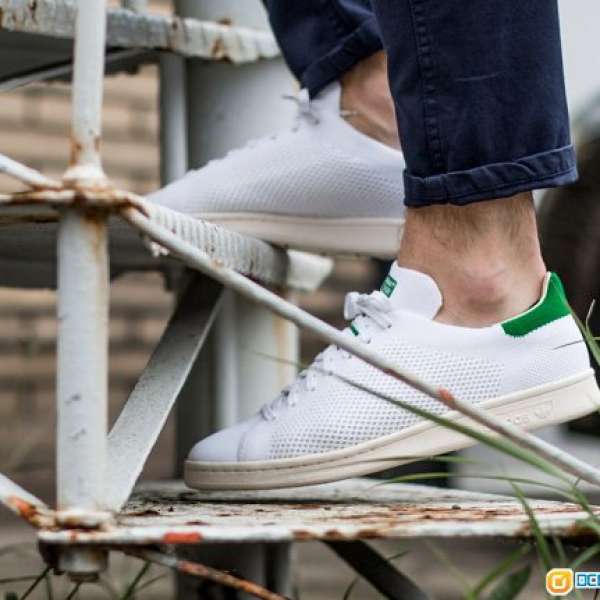 原裝正版 全新adidas Stan Smith OG Primeknit White復古的外觀得到升級與高級鞋面...