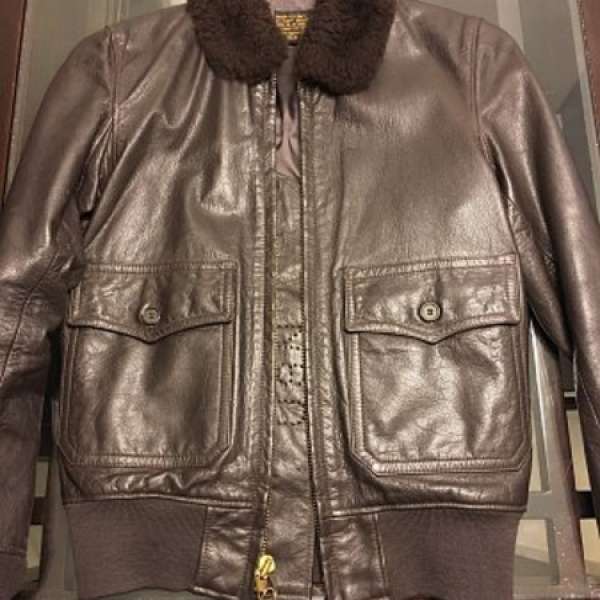 G1 Genuine Leather Flight Jacket - size 34 Reg - Excellent Condition