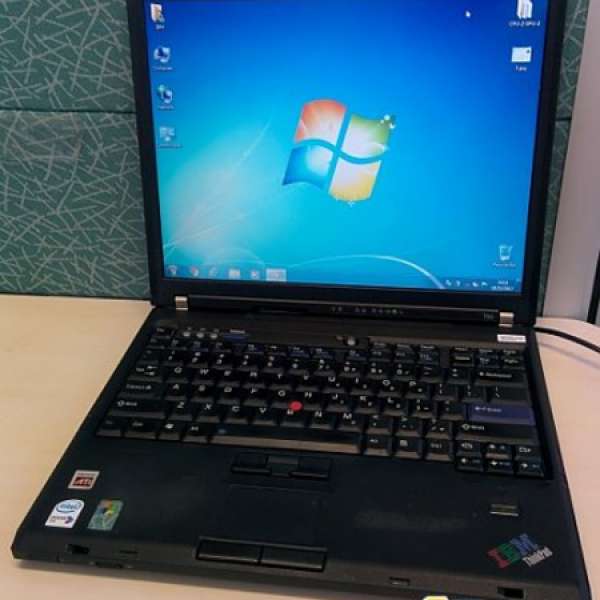 70% 新 New IBM / Lenovo ThinkPad T60 手提電腦 黑色 (T2400, 1G RAM, 60G HDD)
