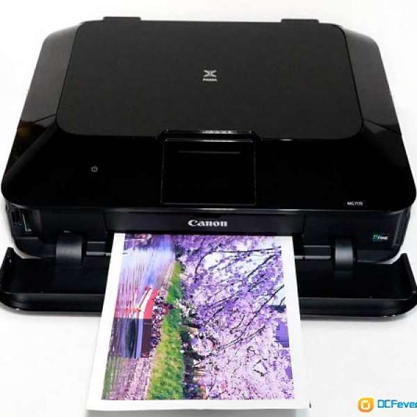 可APK印相只用個一排墨少用高級6色墨盒印相canon MG 7170 Scan printer <經App直接...