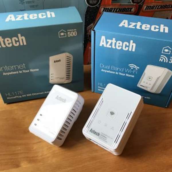 Aztech home plug set 500Mbps with Wifi
