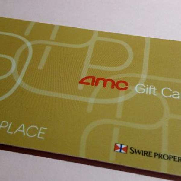 ★ AMC 院線 Gift Card 面值$250 (僅在 Pacific Place 使用) 放$150