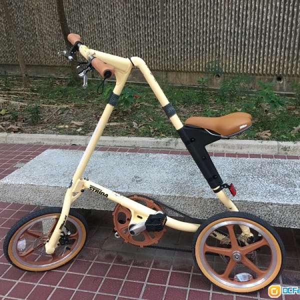 Strida LT 米色 近全新 文青摺車